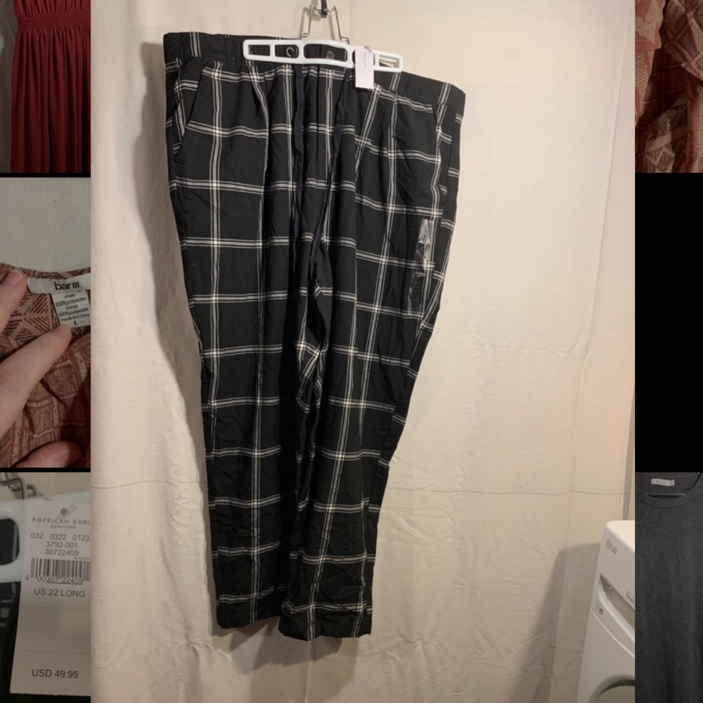 Plaid pants